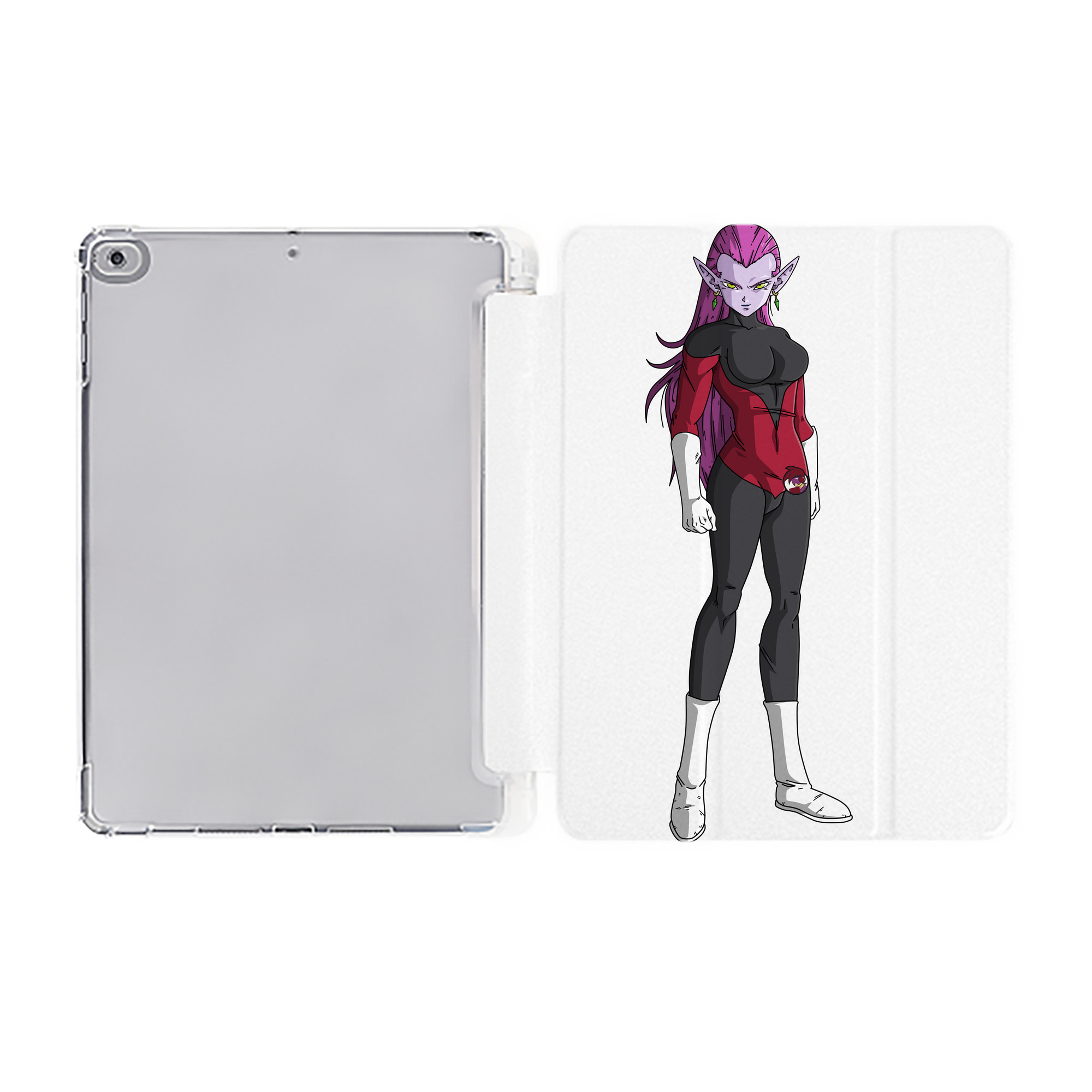 （画像用） ドラゴンボール DRAGON BALL IPad ケース ペン収納付き 三つ折りスタンド PUレザー×シリコン 対応機種9.5/10.5/10.9インチ